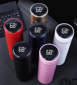 ขวดน้ำอัจฉริยะ LED ขนาด 500 มล. ขายส่ง ขวดน้ำสแตนเลสเก็บความร้อนและความเย็น - Product Image 3