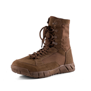 <span class=keywords><strong>Botas</strong></span> <span class=keywords><strong>Tácticas</strong></span> de Cuero Genuino Transpirable para Hombre Equipo de Defensa Personal - Product Image 2