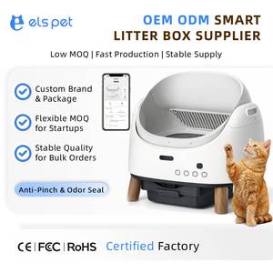 OEM ODM Caja de Arena Inteligente para Gatos con WiFi y App, Autolimpiable, Grande, para Múltiples Gatos, Inodoro Eléctrico con Control de Olores y Monitor de Salud - Product Image 1