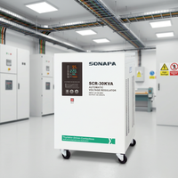 Régulateur de tension automatique de type tour SCR 30KW à thyristors, haute précision, 220VAC +/-3%