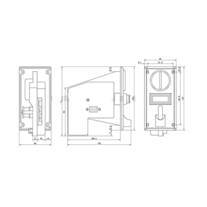 Selettore di Monete Multi-Valuta Qualiy X 916 <span class=keywords><strong>per</strong></span> Distributori Automatici e Lavatrici - Product Image 5