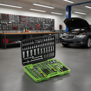 Fg Best 171 Pc Mechanics Tool Set <b>Socket</b> Wrench Kit Automotive Repair Tools - Product Image 3