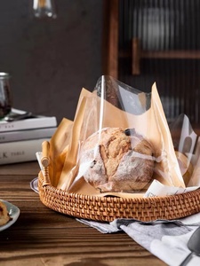 100 gói nhiệt bịt kín Bánh Ngọt Túi Bánh túi với cửa sổ không thấm mỡ Túi giấy cho <span class=keywords><strong>Cookie</strong></span> - Product Image 5