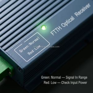 Nœud optique mini FTTH actif, récepteur optique CATV avec WDM 1550nm SC APC 1 sortie RF pour réseau GPON EPON PON - Product Image 5