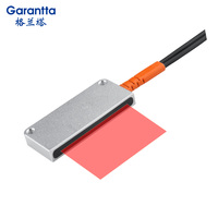 Diffuseur de lumière à matrice de fibres optiques rectangulaire à coque métallique Garantta pour amplificateur de capteur à fibres