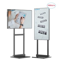 Restoran Toko supermarket toko ultra FHD 4K kecerahan tinggi jendela penanda digital menghadap layar lcd