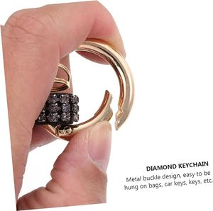 Portachiavi con Ciondolo a Forma di Bulldog con Strass, Portachiavi Auto di Alta Qualità, Nuovo Arrivo, Portachiavi <span class=keywords><strong>in</strong></span> Cristallo, <span class=keywords><strong>Regalo</strong></span> alla Moda - Product Image 3