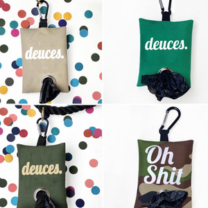 Dispensador de bolsas para excrementos, bolsa de almacenamiento, bolsas de basura para mascotas para exteriores, bolsas para excrementos de perro, llaveros, personalizable. - Product Image 1