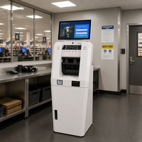 Compteur de billets de qualité bancaire pour les géants du commerce de détail, machine de dépôt d'espèces multi-comptoirs à fort volume de tréorerie, machine de dépôt d'espèces Jinrui CDM-9000A