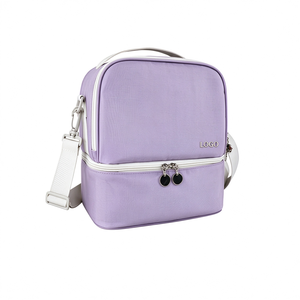 Sac isotherme étanche 12L en aluminium, motif fille rose mignon, pour repas d'enfants, livraison de nourriture, pique-niques, et conservation du lait maternel - Product Image 3