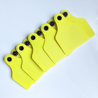 Longue portée 860-960MHz RFID UHF TPU étiquette d'oreille étiquette d'oreille Animal pour bétail chèvre mouton suivi cartes de contrôle d'accès