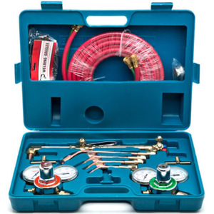 Kit de soplete de oxígeno y acetileno WQ 01 con manómetro para soldar y cortar - Product Image 2
