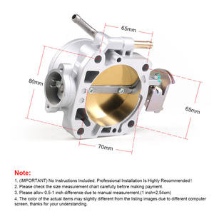 Pour Honda Civic et Acura B/D/F/H : Système de réglage moteur, modification du corps de papillon 70 mm - Product Image 5