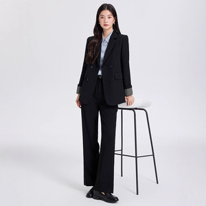 Women's Suit Jacket Solid Color Polyester Anti-Wrinkle Loose Casual Blazer Spring Autumn 2025 Style - Product Image 4