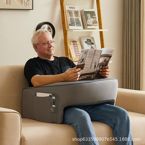 Almohada de Mesa Acolchada Du Babo, Rectangular, de Espuma Viscoelástica, con Bolsillos para Leer en la Cama, Trabajar o en el Sofá - Product Image 4