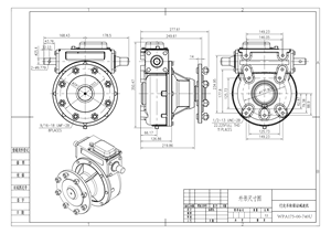 Réducteur de vitesse d'irrigation agricole central personnalisé 740-U 745-U 755-U AC pour transmission agricole - Product Image 5
