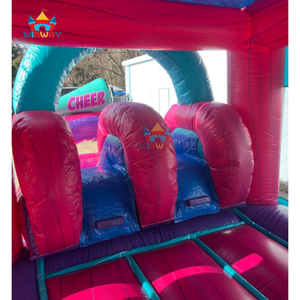 قلعة قفز كومبو تجارية من كلوريد البولي فينيل مع زحليقة قابلة للنفخ للفتيات الساحرة قابلة للنفخ مع زحليقة للإيجار - Product Image 4