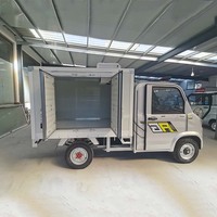 Camionnette frigorifique électrique légère à quatre roues pour livraison, petite boîte de chargement, à vendre
