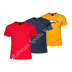 Camisetas de Manga Corta para Hombre, 100% Algodón Orgánico, Tejido de Punto Sólido, Ecológicas, Tela de 220 GSM, Lisas, Listas para Imprimir, Hechas en Bangladesh - Product Image 3
