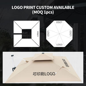 Paraguas plegable de alta calidad de 2,5/3/3*4M para jardín, Patio, piscina, Hotel, restaurante, precio bajo asegurado - Product Image 6