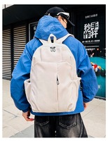 Sac à dos plissé Oxford imperméable grande capacité unisexe, décontracté et simple, pour ordinateur portable, idéal pour les étudiants