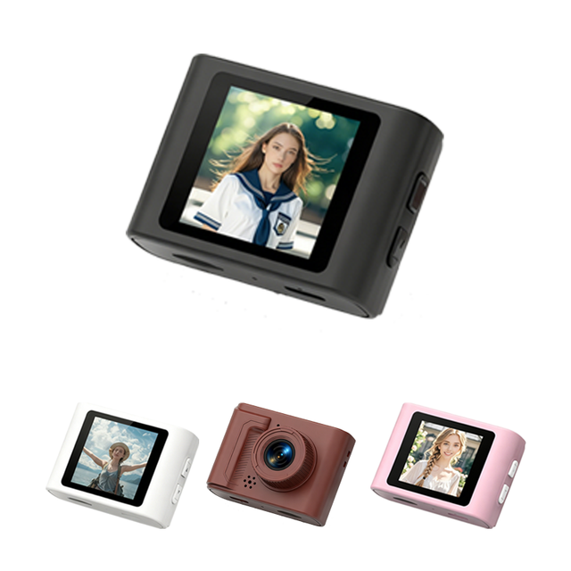 Wholesale AC07  Small Size Portable Retro Photo Digital Thumb Video Camera With 1080PHD Photo and Videos  Phone Multi-function