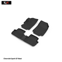GA Kustom mewah TPE keset mobil hitam 3D TPE keset lantai mobil untuk Chevrolet Spark GT-Beat
