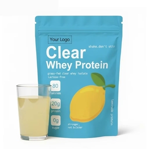 Poudre <span class=keywords><strong>de</strong></span> Protéine <span class=keywords><strong>de</strong></span> Lactosérum au Citron en Gros, 20G <span class=keywords><strong>de</strong></span> Protéines, Prix Usine, Haute Qualité, Croissance Musculaire pour Adultes - Product Image 1