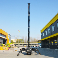 3~18 Ton Alat Angkat Boom Spider Crawler Hidrolik Bekas Konstruksi, Crane Kecil