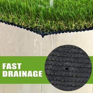 Gazon artificiel épais de qualité supérieure, tapis d'extérieur, gazon réaliste pour jardin, cour, pelouse artificielle, tapis en gazon synthétique pour chien, tailles personnalisées - Product Image 6