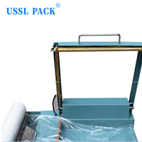 Scelleuse manuelle BSF-501 pour film rétractable en L, idéale pour l'emballage de boîtes de détail et la scellage de petits emballages.
