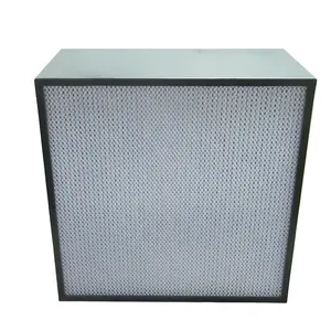 0.3 micron 99.99% h13 14 hepa air filter 2x4 inch aluminum/galvanized frame HEPA filter for mushroom