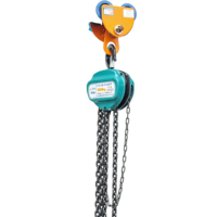 Palan à chaîne personnalisable en usine de gourde en acier tiré à la main bleu avec hauteur de levage personnalisée ODM/OEM