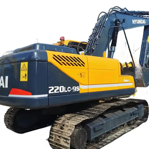 Excavadora usada original Hyundai 220lc-9s de 22 toneladas con motor Cummins, caja de cambios y motor - Product Image 2