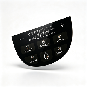<b>Electric</b> Custom <b>Standing</b> <b>Desk</b> Controller Panel Membrane Switch Sticker Display Window Memory PC PVC Acrylic Cutting Adhesive - Product Image 3