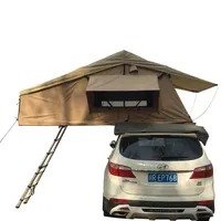 Tenda da tetto da viaggio all'aperto per auto in alluminio di vendita calda tenda da tetto per 2-3 persone tenda da tetto morbida per auto