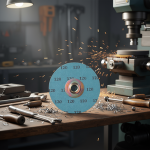 TTAKE Corundum Abrasive Disc 120 Grit With Female Quick Coupling For <b>Grinding</b> <b>Wheels</b> - Product Image 3
