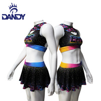 Tenue d'entraînement personnalisée pour pom-pom girls – Crop top de sport unique et design personnalisé – Ensembles d'entraînement sur mesure