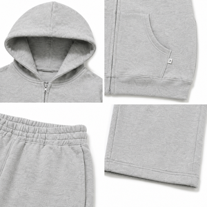 Nouvelle Collection 2026 : Ensemble Survêtement Gris pour <span class=keywords><strong>Enfants</strong></span> – Sweat à Capuche Zippé et Pantalon Large – Tenue 2 Pièces pour 2-12 Ans – Style Décontracté Urbain – Livraison Rapide - Product Image 5