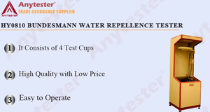 Testador de Repelência à Água Bundesmann HY0810 Consiste em 4 Copos de Teste - Product Image 4