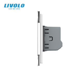 Interrupteur intelligent Zigbee LIVOLO EU 1 Gang + 2 Gang 2 voies Matter, panneau en verre étanche de haute qualité 80*151, compatible avec HomeKit Alexa - Product Image 2