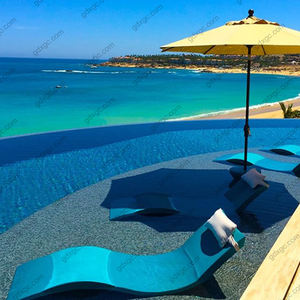 Chaise longue flottante pour <span class=keywords><strong>piscine</strong></span>, résistante aux UV, chaises de plage - Product Image 3