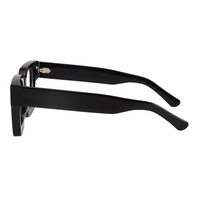 MS 36885 Lunettes de vue carrées géométriques surdimensionnées en acétate, style urbain minimaliste, branches élégantes, texture premium pour un look streetwear tendance