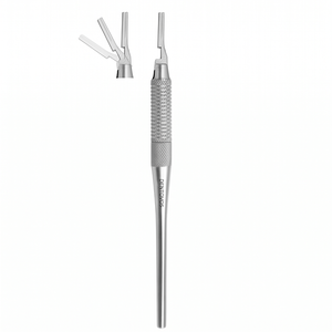 Scalpel 360, instrument chirurgical professionnel, outil de coupe de précision en acier inoxydable, porte-lame réutilisable pour usage dentaire et médical - Product Image 1