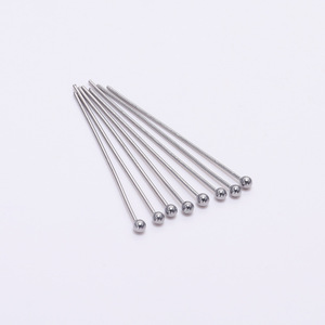 Stainless Steel Ball Head <b>Needles</b> Various Sizes For Diy Jewelry Making Tools Round Shape <b>Beading</b> Supplies - Product Image 4