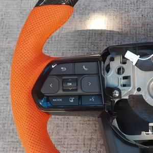 Volante de estilo deportivo, piezas de automóvil para Toyota Camry Avalon Land Cruiser, volante de fibra de carbono - Product Image 4