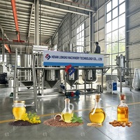 Machine de raffinage et de traitement d'huile de soja, de tournesol, de noix de coco et de palme de 5, 10, 20, 30 et 50 tonnes