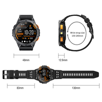 Reloj Inteligente K67 para Natación con Linterna, GPS, AMOLED, Golf, Deportivo, Impermeable, Android, Montre Connecte 2024 para Hombre