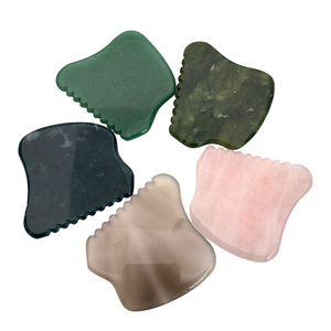 Outil <span class=keywords><strong>pour</strong></span> le <span class=keywords><strong>Massage</strong></span> du <span class=keywords><strong>visage</strong></span>, <span class=keywords><strong>pierre</strong></span> d'agate <span class=keywords><strong>de</strong></span> mousse verte naturelle <span class=keywords><strong>de</strong></span> haute qualité, Gua Sha, <span class=keywords><strong>Jade</strong></span>, vente en gros - Product Image 2