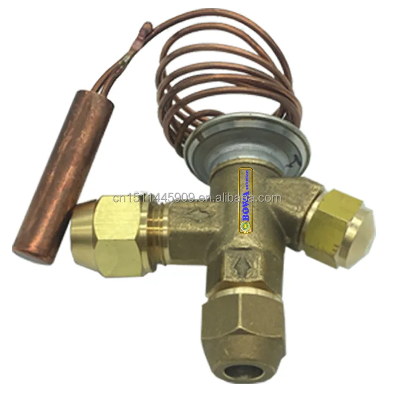 Взаимозаменяемый тепловой расширительный клапан с внутренним эквалайзером-хороший выбор для заводского водяного чиллера и теплового насоса